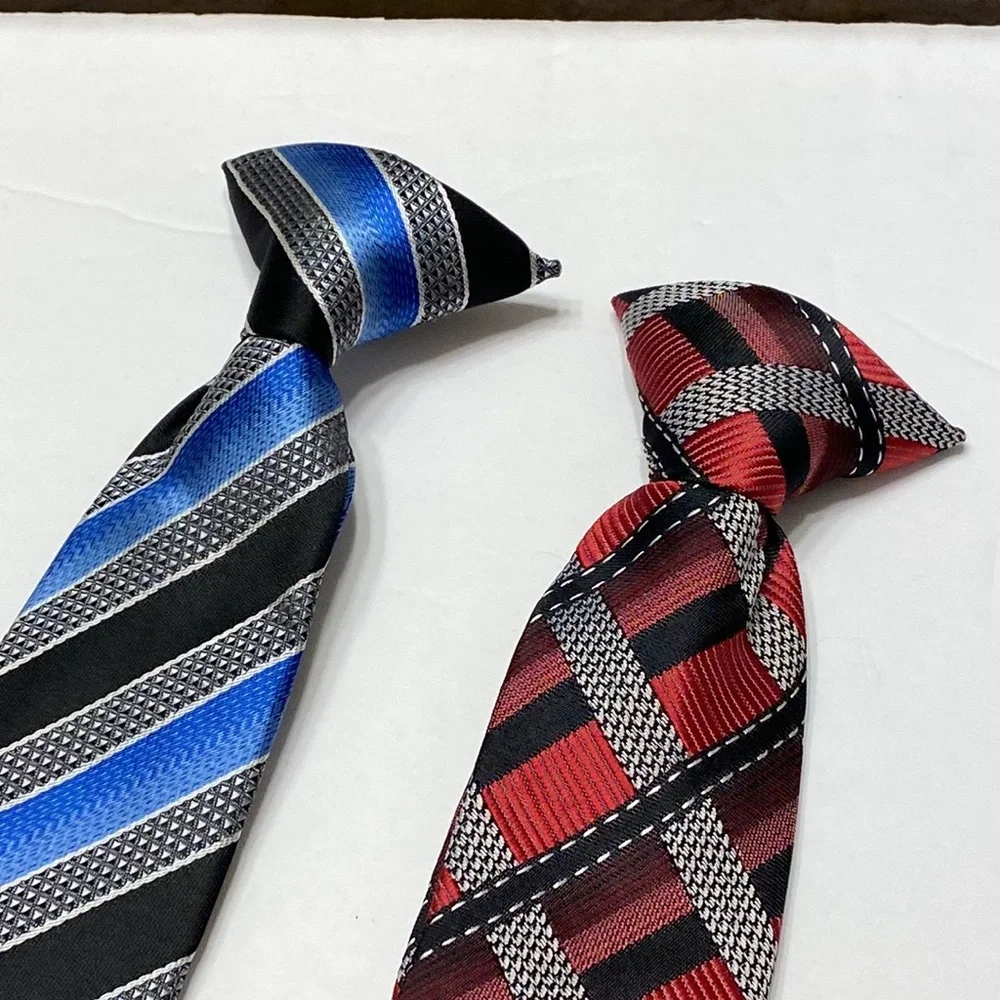 Bundle of 2 boys clip on ties